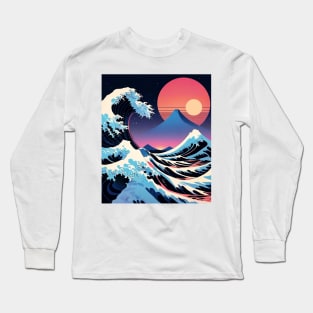 The Great Retro Wave Long Sleeve T-Shirt